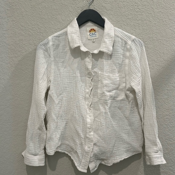 C&C California Medium white shirt - Picture 1 of 9